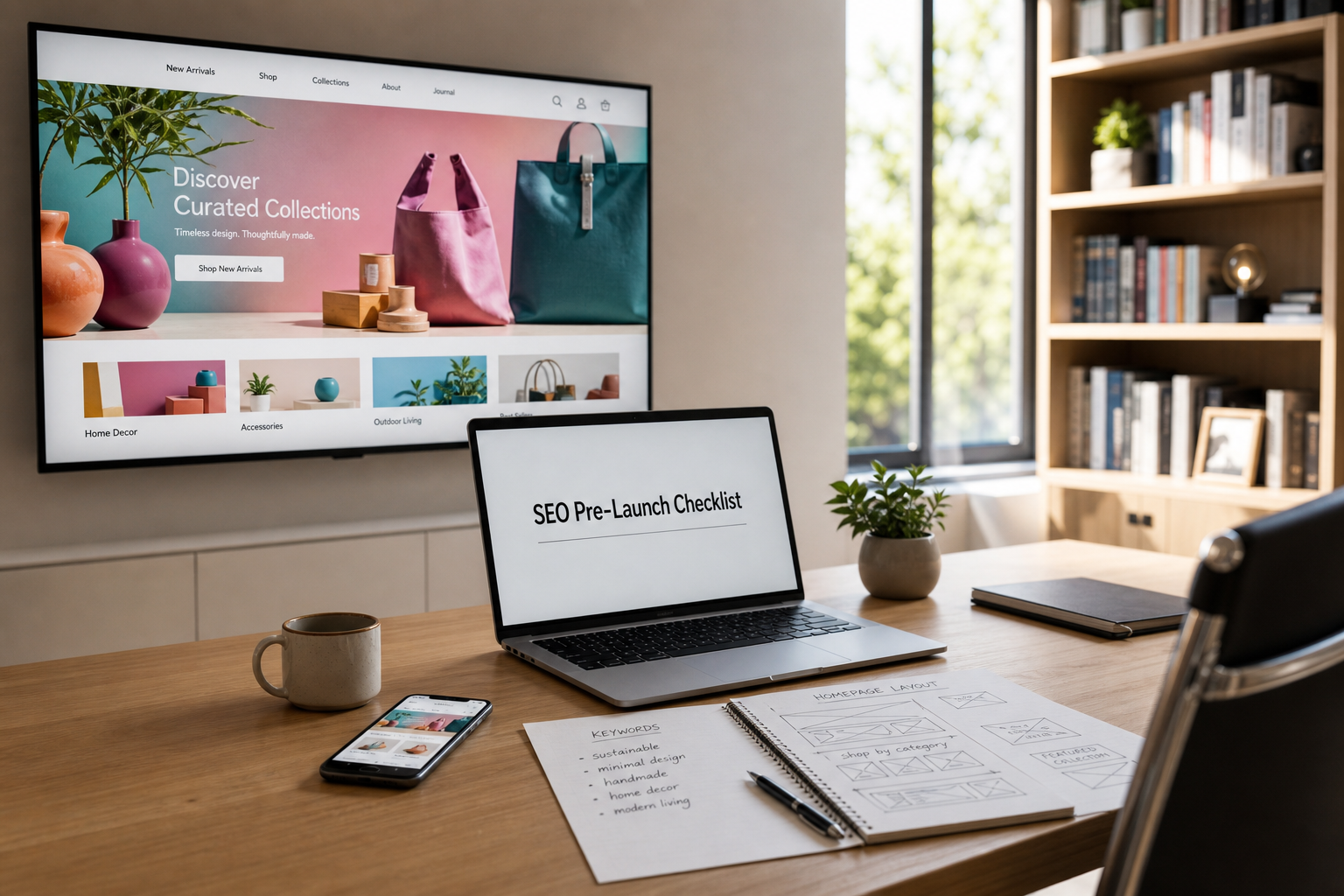 Launch a New Ecommerce Website With SEO Built In